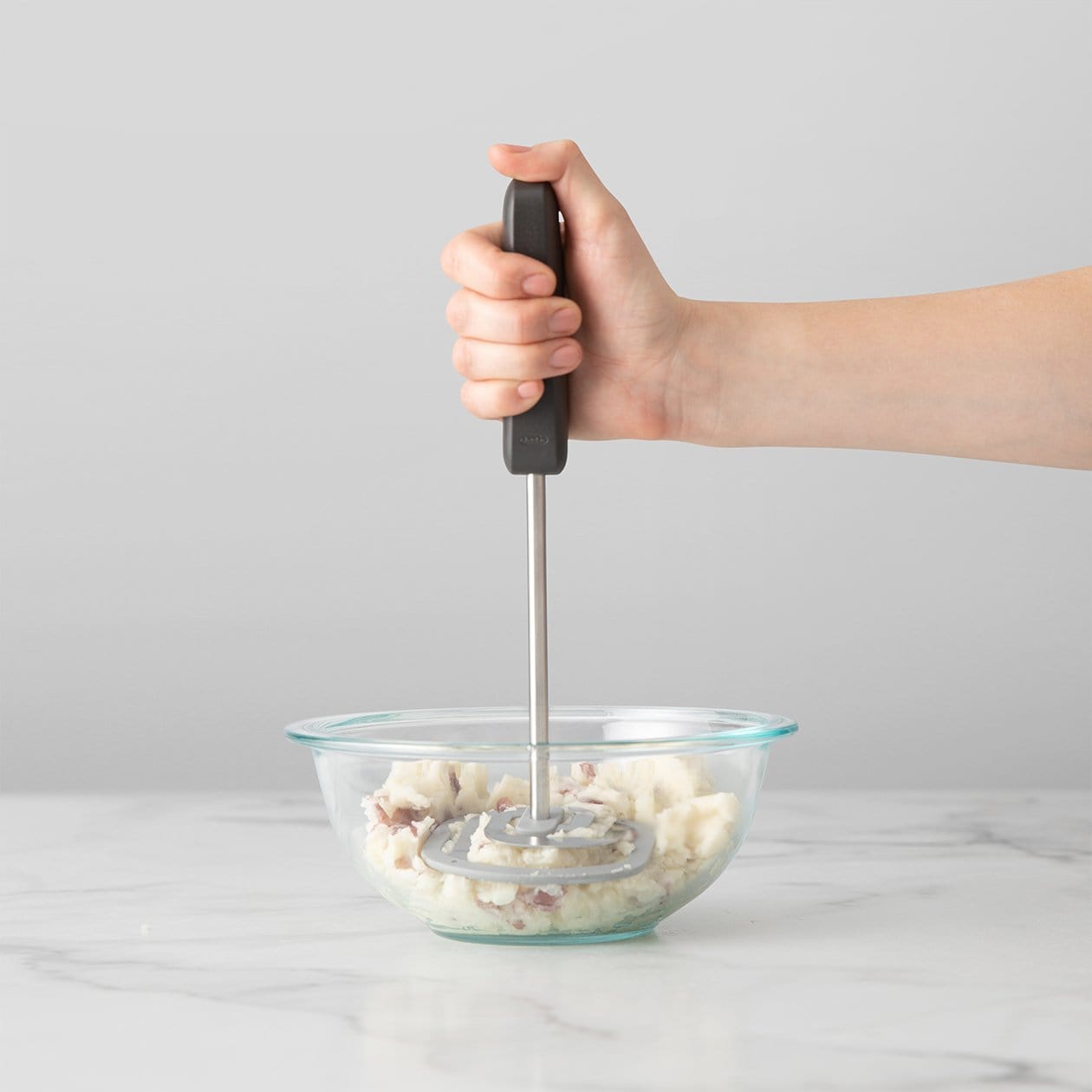 Mashed Potatoes Masher Silicone, for Non-stick Pans Cookware:  Home & Kitchen