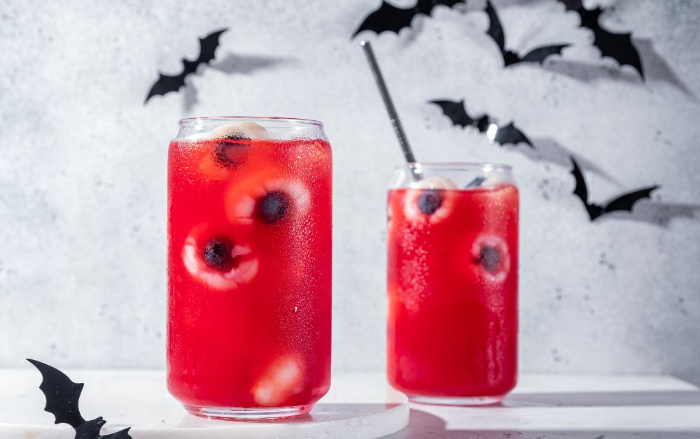 Bloody Eyeball Fizz Mocktail