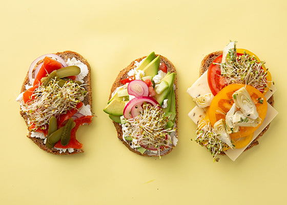 Open Faced Sandwiches