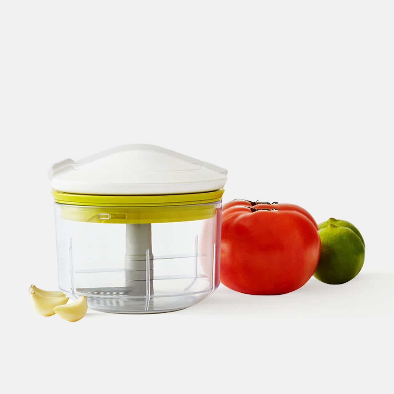 Chef'n Fruit & Vegetable Prep VeggiChop Plus Hand-Powered Food Processor