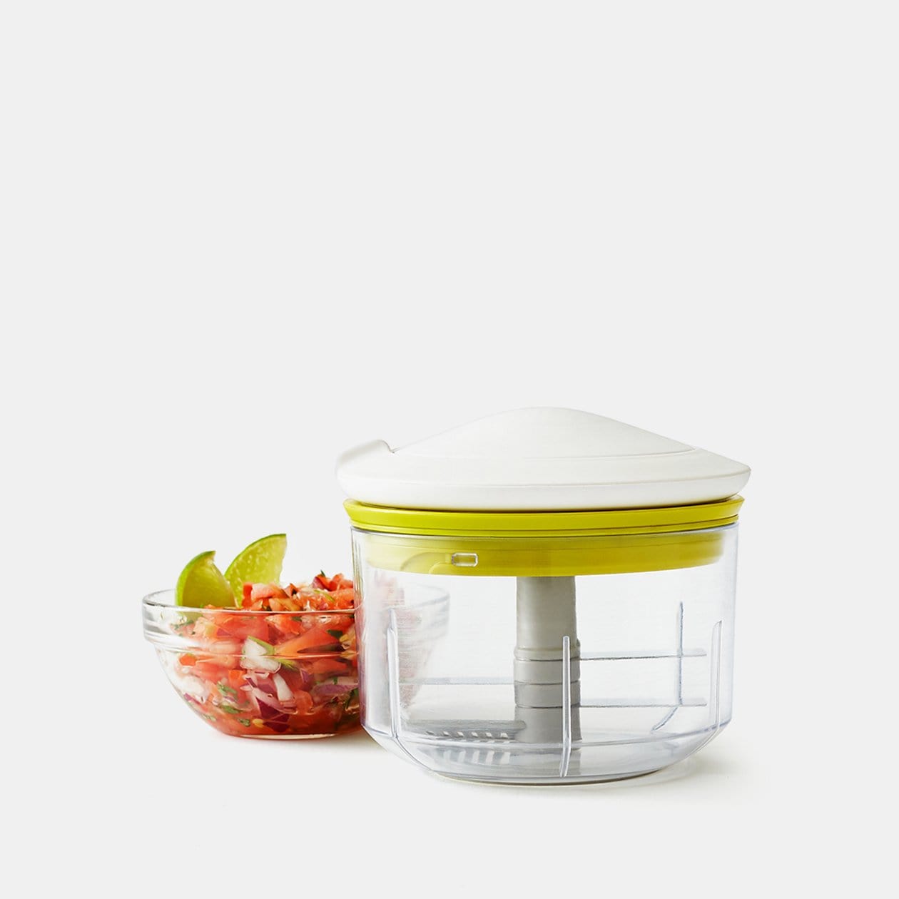 Chef'n Fruit & Vegetable Prep VeggiChop Plus Hand-Powered Food Processor